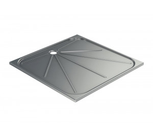 Built in shower pan 304 stainless steel, 800x800 mm